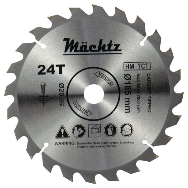 Диск пиляльний по дереву Mächtz 185x20x24T