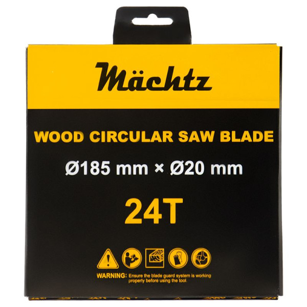 Диск пиляльний по дереву Mächtz 185x20x24T