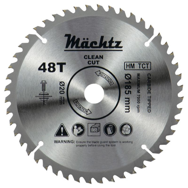 Диск пиляльний по дереву Mächtz 185x20x48T