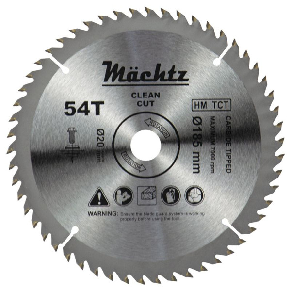 Диск пиляльний по дереву Mächtz 185x20x54T