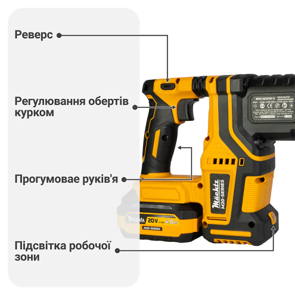 Набір акумуляторного інструменту 3в1 Mächtz COMB02